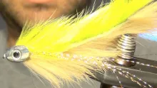 Video thumb for Fish Skull Double Bunny Streamer