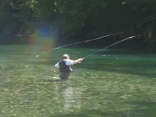 User submitted picture: Nino cast in the river