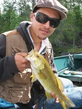User submitted picture: Nymphing for smallies
