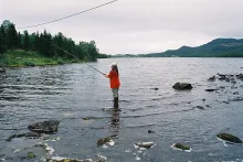 User submitted picture: A fly fisher is born